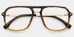Kilworth Aviator Brown Glasses