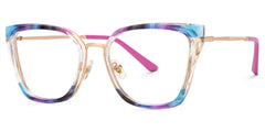 Martins Rectangle Multicolor Glasses