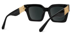 Cummings Square Black Glasses