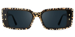 Gleam Rectangle Leopard Sunglasses