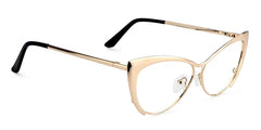 Ellen Cateye Gold Glasses