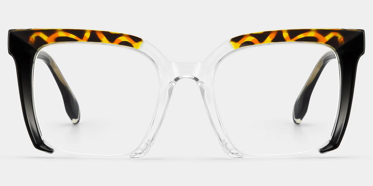 Misty Square Black Glasses