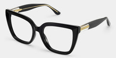 Mirta Square Black Glasses