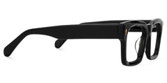 Herman Rectangle Black Glasses