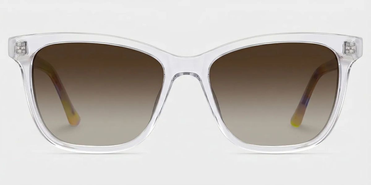Faith Clear Rectangle Glasses