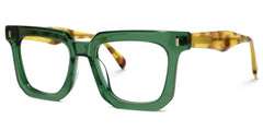 Coville Square Green Glasses