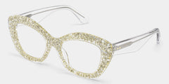 Giselle  Cat-eye Silver Glasses