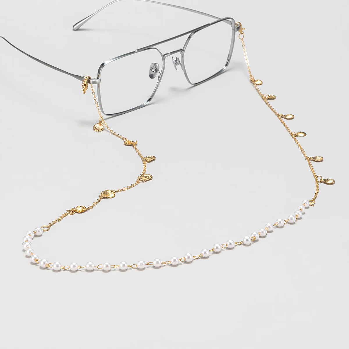 Fashion Pearl Non-slip Metal Chains