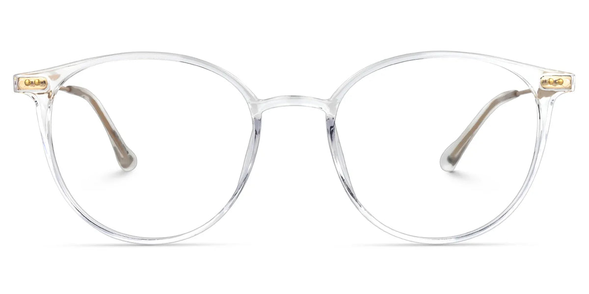 Judsy Round Clear Glasses