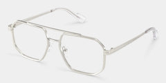 Autumn Aviator Silver Glasses