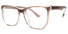 Libby Geometric Brown Glasses