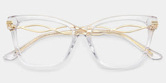Mason Cat eye Clear Glasses