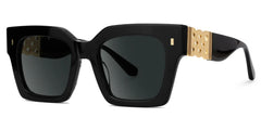 Cummings Square Black Glasses