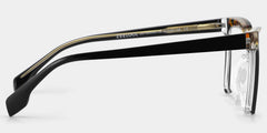 Misty Square Black Glasses