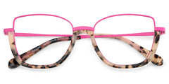 Coleman Square Pink Tortoise Glasses