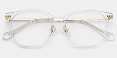 Eve Rectangle Clear Glasses