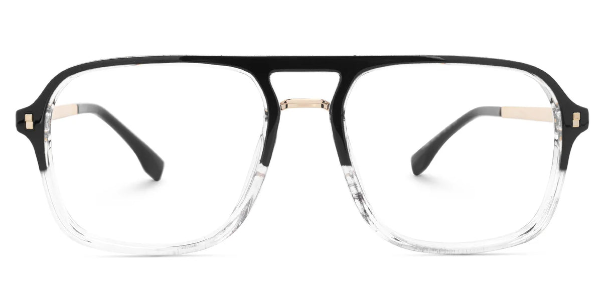 Kilworth Aviator Black-Clear Glasses