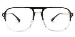 Kilworth Aviator Black-Clear Glasses