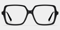Elena Black Square Glasses