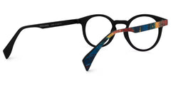 Street-Artist Round Blue-Red Glasses
