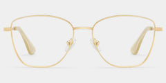 Skyler Square Gold Glasses