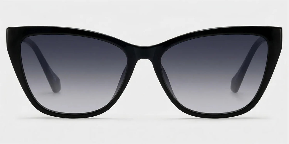 Celeste Black Cat-eye Glasses