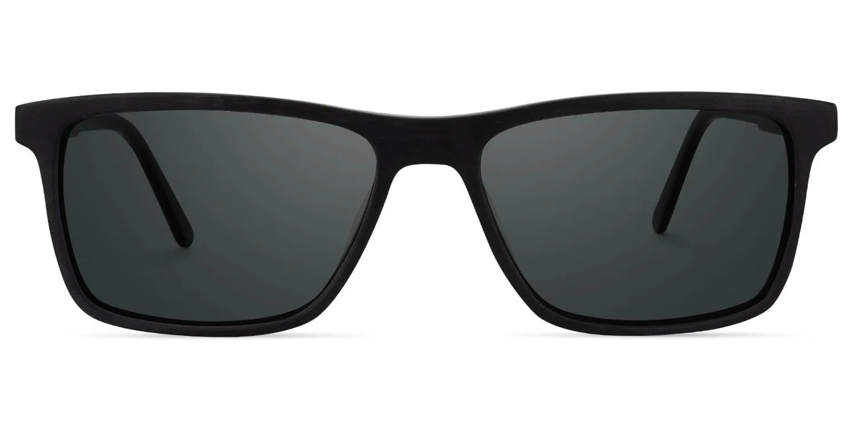 Daniel Rectangle Black Glasses