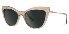 Indira Cat Eye Beige Glasses