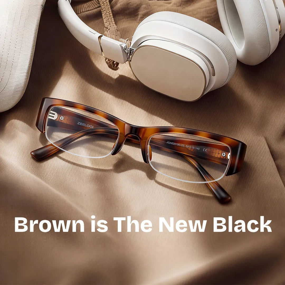 Trevor Tortoise Rectangle Glasses