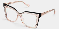 Twolla Square Beige Glasses