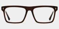 Henry Rectangle Brown Glasses