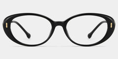 Blaire Oval Black Glasses
