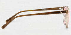 Allison Clear Brown Round Glasses