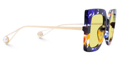Qatar Square Blue/Black Sunglasses