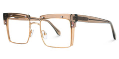 Kiana Square Beige Glasses