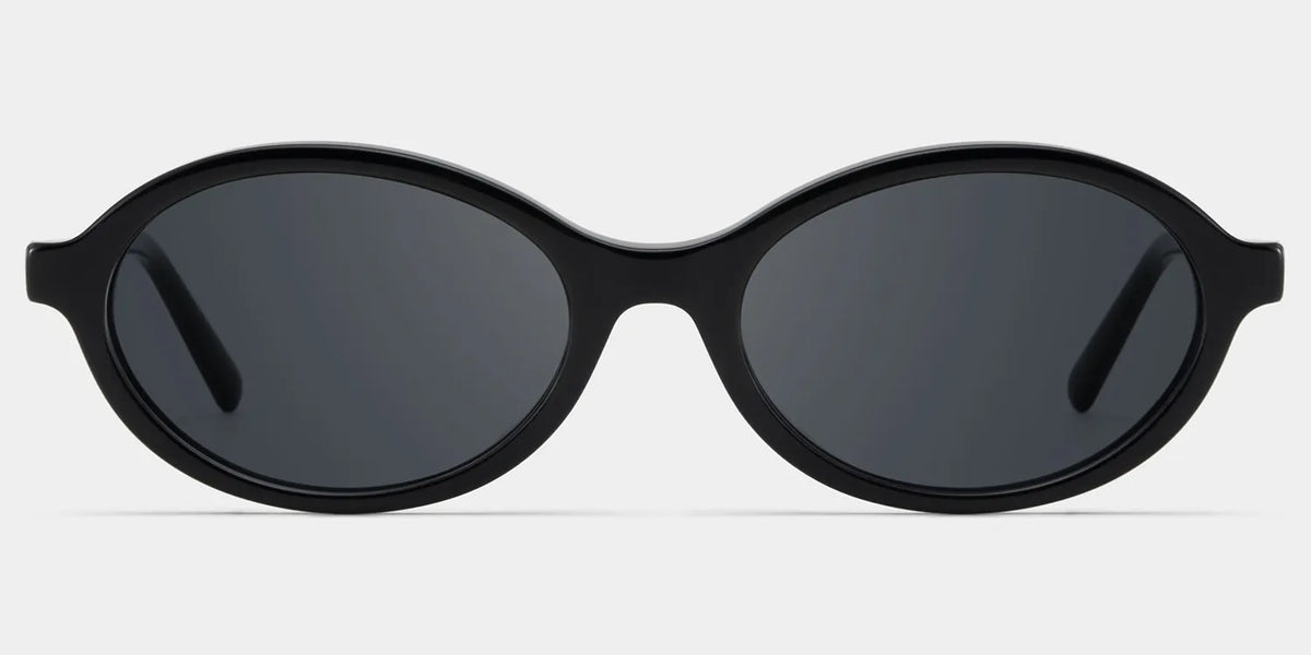 Everly Oval Black Glasses
