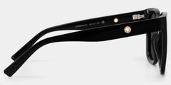 Ebony Square Black Glasses