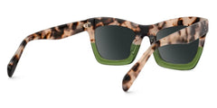 Benitez Square Two-Tone Glasses