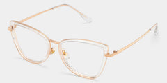 Sloane Cat-Eye Clear Glasses