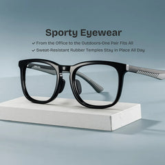 Glide Square Blue Glasses