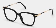 Jacqui Square Black Glasses