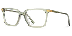 Goveo Rectangle Green Glasses