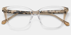 Lena Square Clear Glasses