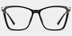 Mia Square Black Glasses