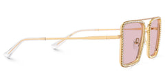 Diva Square Gold Sunglasses