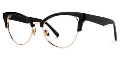 Charlene Browline Black Glasses