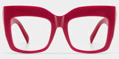 Alberta Cat Eye Red Glasses