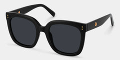 Ebony Square Black Glasses
