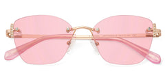 Jaxon Rectangle Rose Gold Glasses