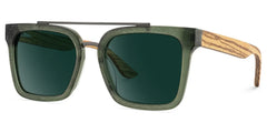 Pascal Aviator Green Sunglasses